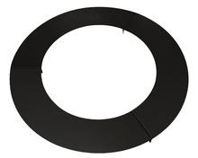 Trädring Stål Galvad Svart Platt Ø90 cm